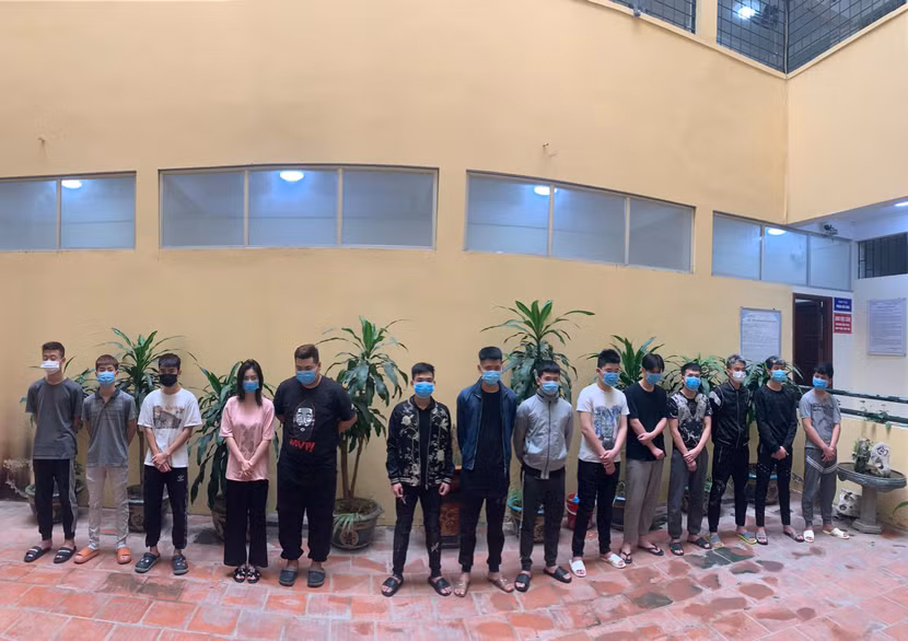 Các đối tượng bị bắt giữ