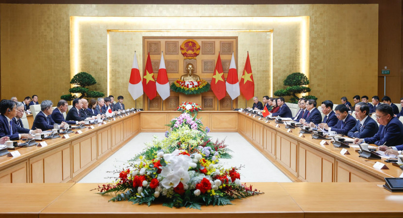 Thủ tướng Phạm Minh Chính hội đàm với Thủ tướng Nhật Bản Ishiba Shigeru Thủ tướng Phạm Minh Chính hội đàm với Thủ tướng Nhật Bản Ishiba Shigeru