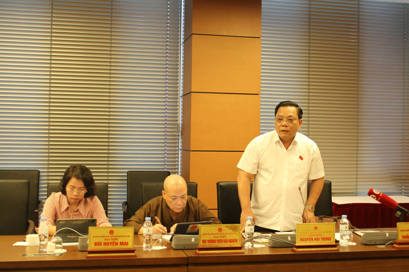 ĐBQH, Trung tướng Nguyễn Hải Trung phát biểu thảo luận tổ ĐBQH, Trung tướng Nguyễn Hải Trung phát biểu thảo luận tổ