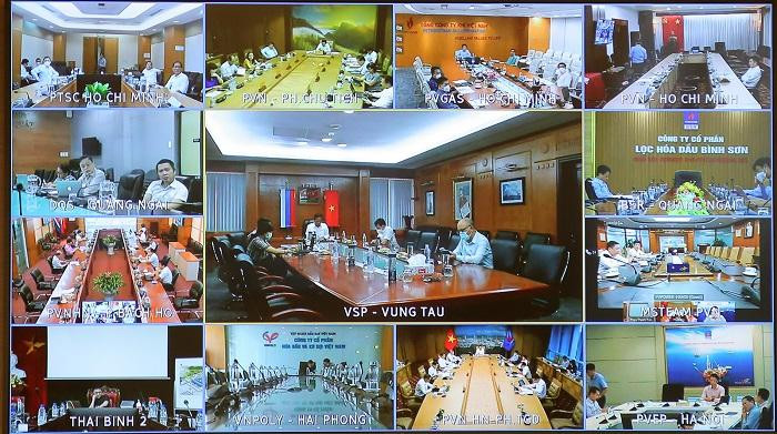 Các điểm cầu giao ban trực tuyến.