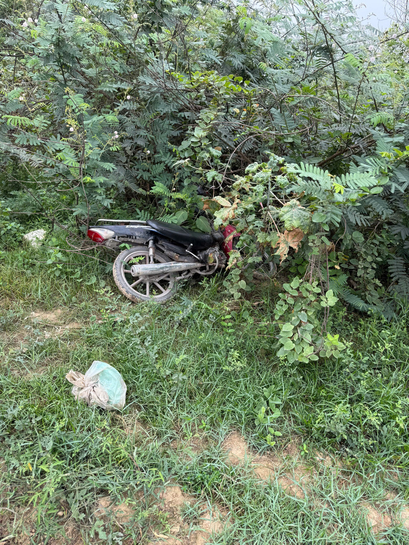 Đối tượng sử dụng xe máy trong quá trình đi gây án Đối tượng sử dụng xe máy trong quá trình đi gây án