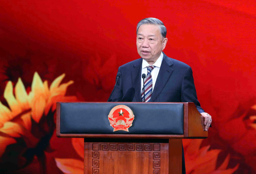 Tổng Bí thư Tô Lâm phát biểu tại chương trình nghệ thuật chính luận Tổng Bí thư Tô Lâm phát biểu tại chương trình nghệ thuật chính luận