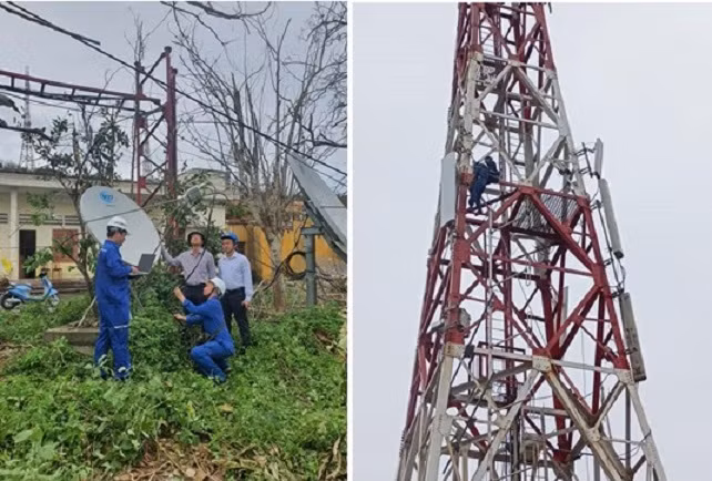 VNPT nhanh chóng khắc phục hậu quả của bão lũ