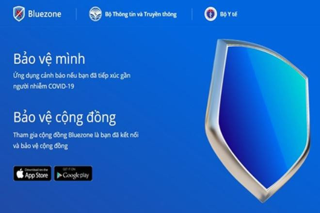 Cài đặt ứng dụng Bluezone để phòng, chống Covid-19