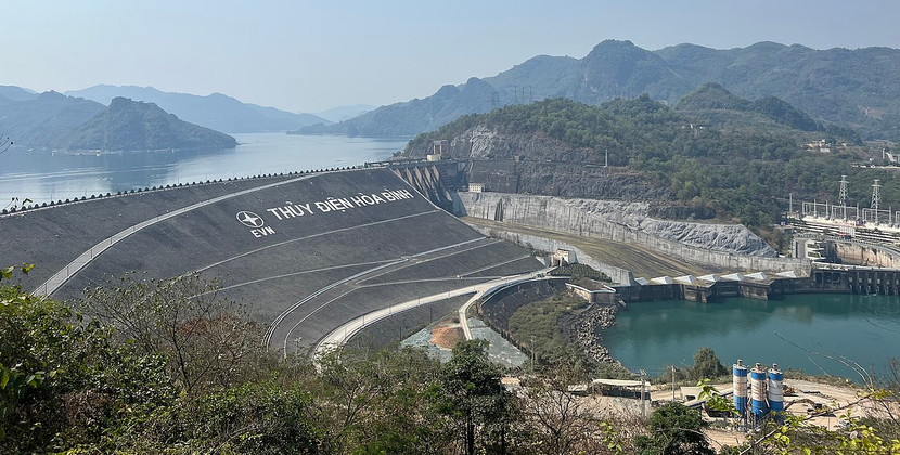 Nhà máy thủy điện Hòa Bình - một trong những biểu tượng của hợp tác Việt Nam - Liên bang Nga