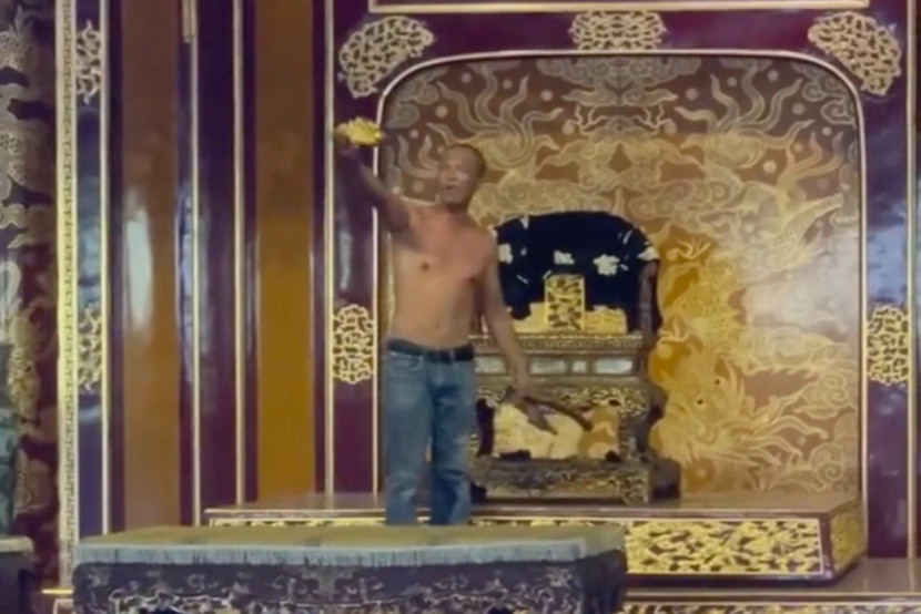 Hình ảnh đối tượng Hồ Văn Phương Tâm được cắt từ clip