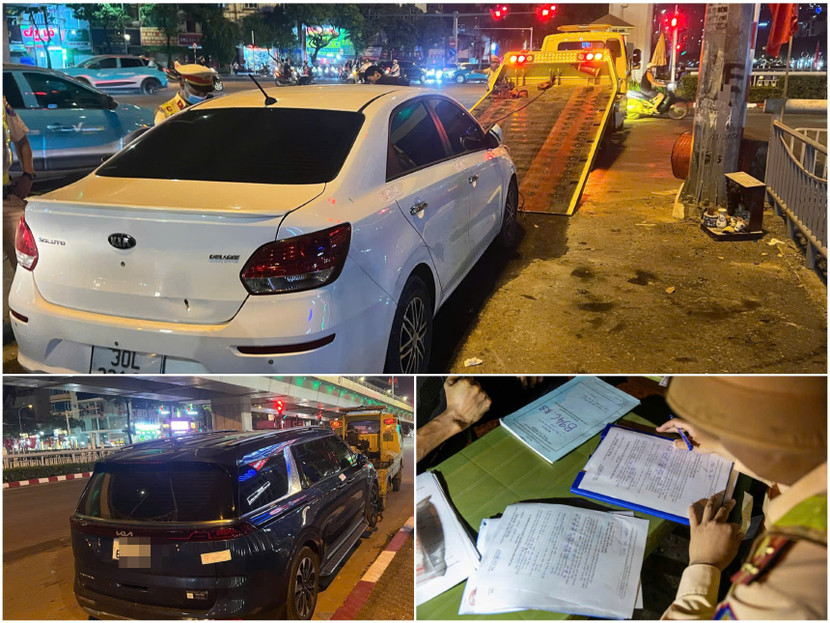 Dù tai nạn giao thông nghiêm trọng do lái xe ô tô gây ra đã được nói đến rất nhiều, nhưng vẫn có trường hợp vi phạm bị Công an Hà Nội phát hiện, xử lý