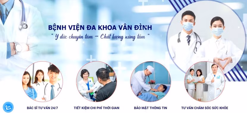 Bệnh viện Đa khoa Vân Đình với phương châm “Y đức chuyên tâm - Chất lượng xứng tầm"