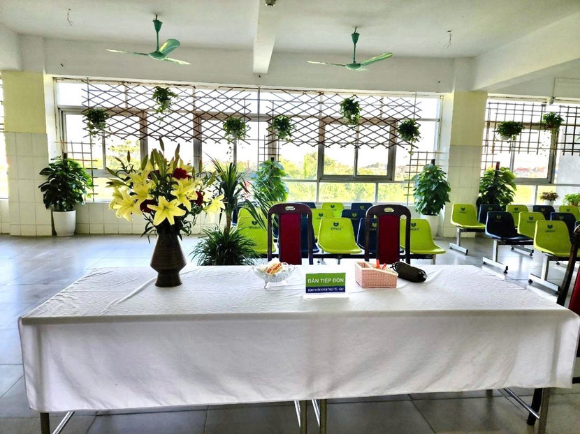 Bệnh viện luôn quan tâm, chú trọng xây dựng không gian xanh - sạch - thân thiện