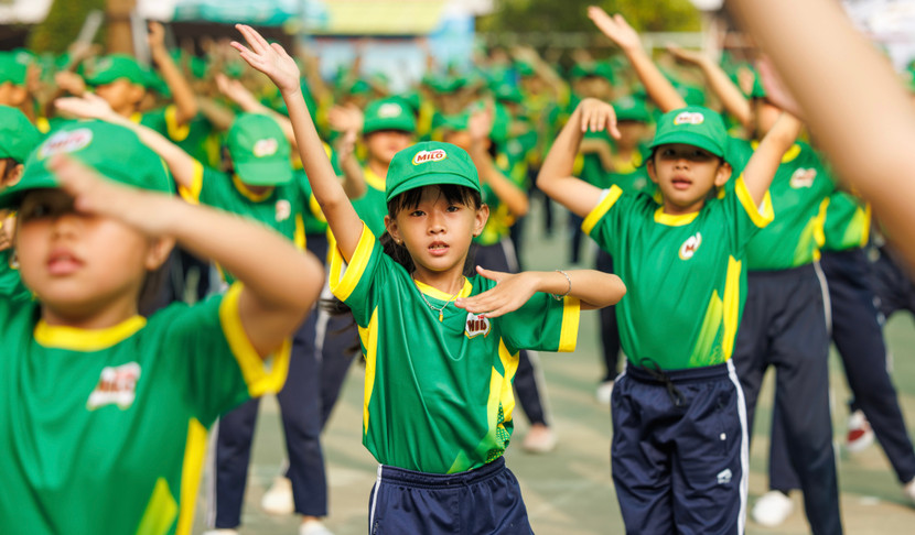 11.032 học sinh tham gia màn đồng diễn