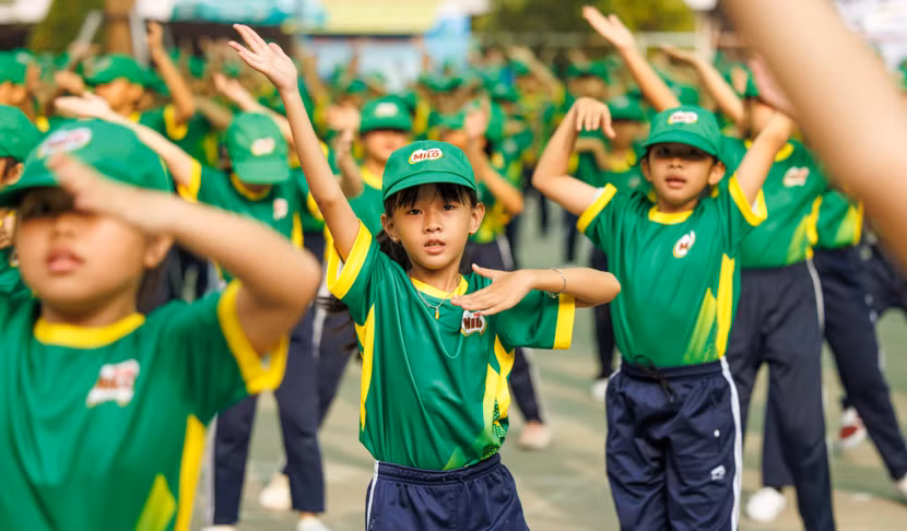11.032 học sinh tham gia màn đồng diễn
