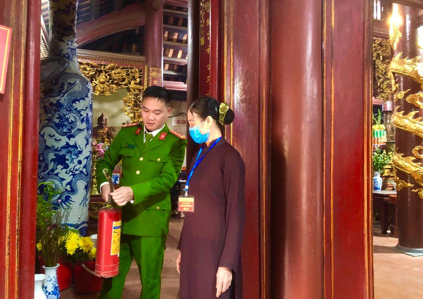 Hướng dẫn đảm bảo PCCC tại cơ sở thờ tự