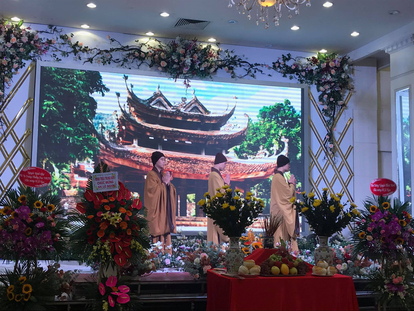 Quang cảnh lễ khởi công vở "Nhất tâm"