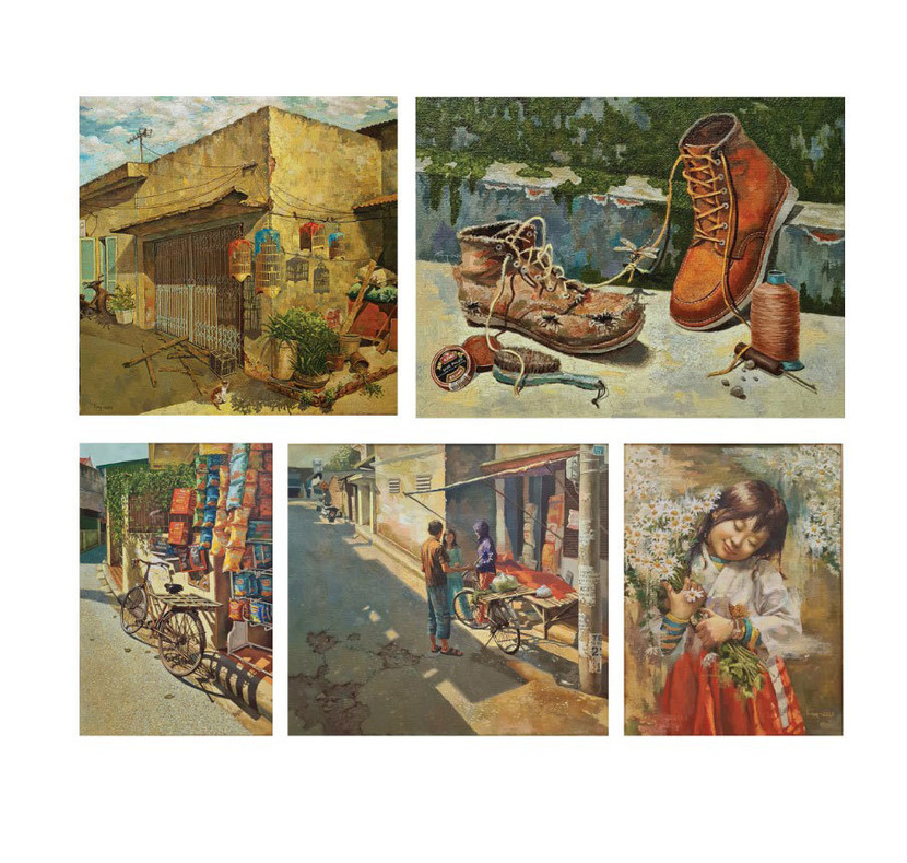 Tác phẩm của họa sĩ Phạm Đức Trọng