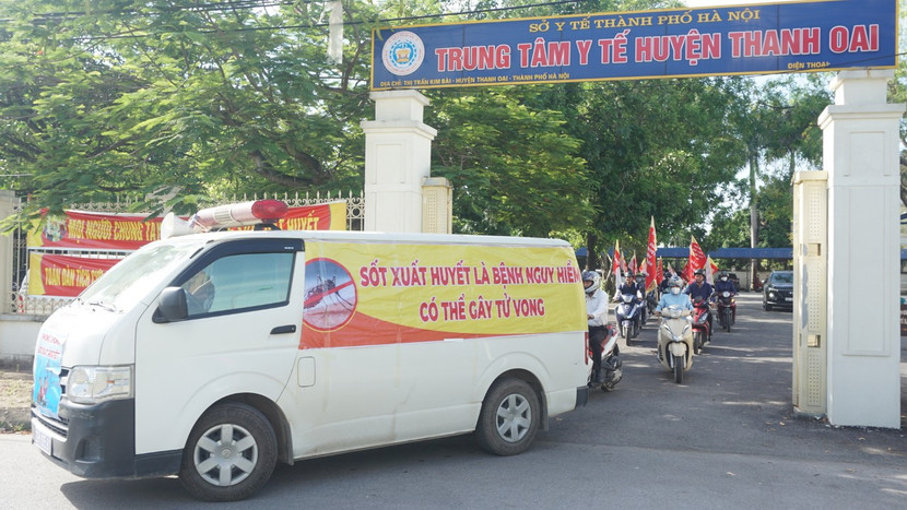 Huyện Thanh Oai tổ chức phát động hưởng ứng Ngày ASEAN phòng, chống SXH sáng 4-7-2023 Huyện Thanh Oai tổ chức phát động hưởng ứng Ngày ASEAN phòng, chống SXH sáng 4-7-2023