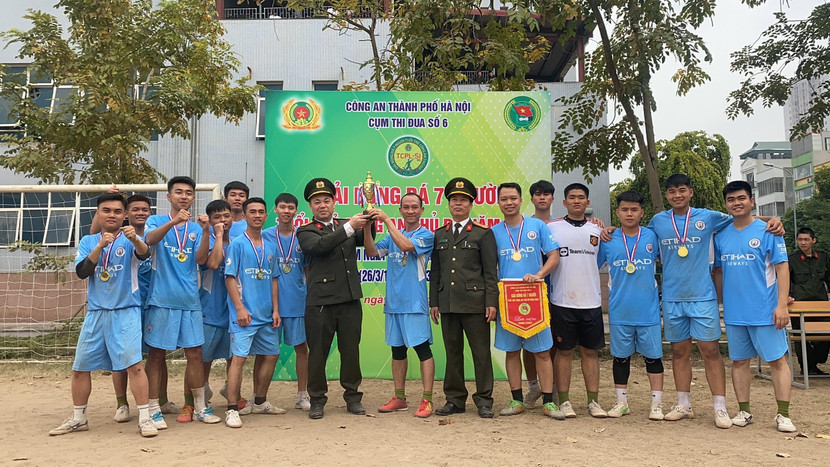 Giải Nhất thuộc về đội bóng Trung tâm huấn luyện và Bồi dưỡng nghiệp vụ CATP Hà Nội
