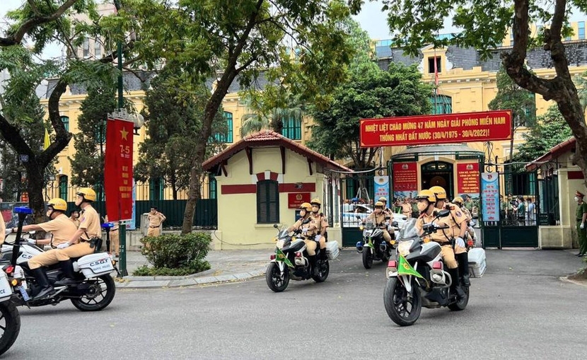 Công an Hà Nội xuất quân đảm bảo an ninh, an toàn SEA Games 31