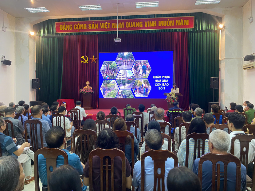 Người dân tham gia với tinh thần trách nhiệm cao, mong muốn thay đổi bộ mặt đô thị của phường