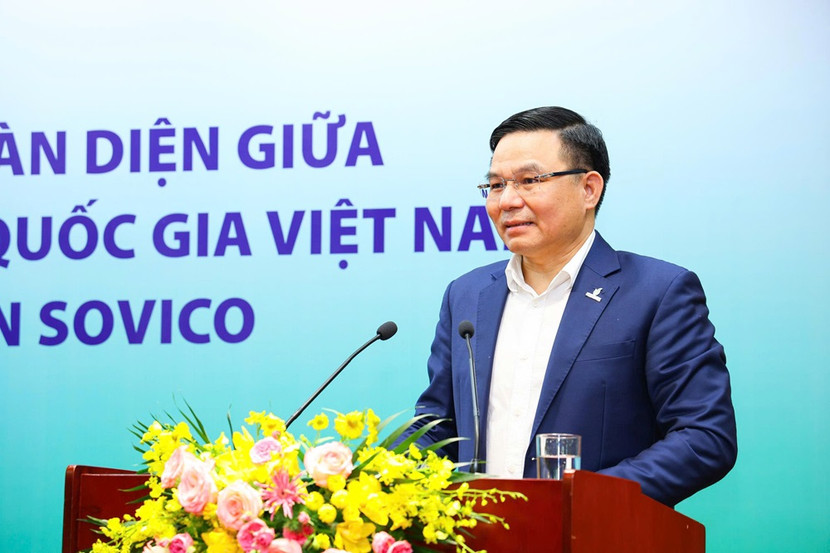 Chủ tịch HĐTV Petrovietnam Lê Mạnh Hùng khẳng định việc mở rộng hợp tác với các đối tác tư nhân có năng lực, kinh nghiệm và tiềm lực tài chính như SOVICO là bước đi chiến lược nhằm huy động các nguồn lực xã hội, thúc đẩy đổi mới sáng tạo và gia tăng hiệu quả đầu tư trong toàn chuỗi giá trị.
