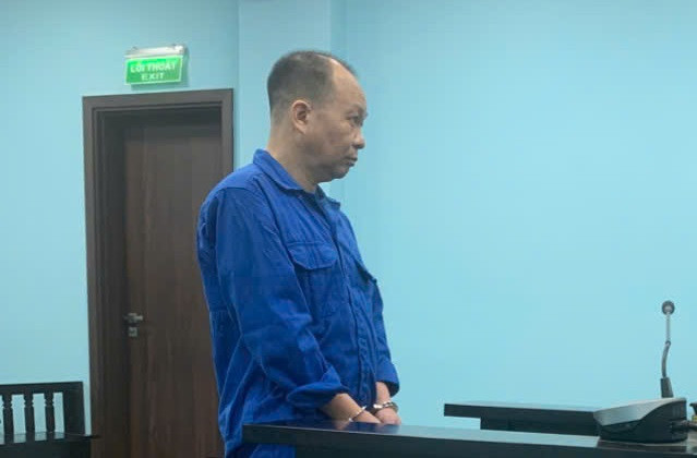 Bị cáo Lê Văn Việt bị đưa ra xét xử tại phiên tòa.