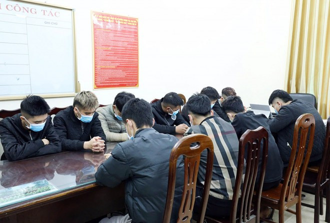 Một nhóm thanh, thiếu niên "hỗn chiến" bị xử lý (ảnh minh họa)