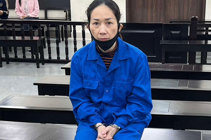 Ngô Thị Xiêm bị đưa ra xét xử