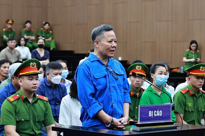 Bị cáo Đoàn Văn Huấn - Chủ tịch Công ty Thái Dương