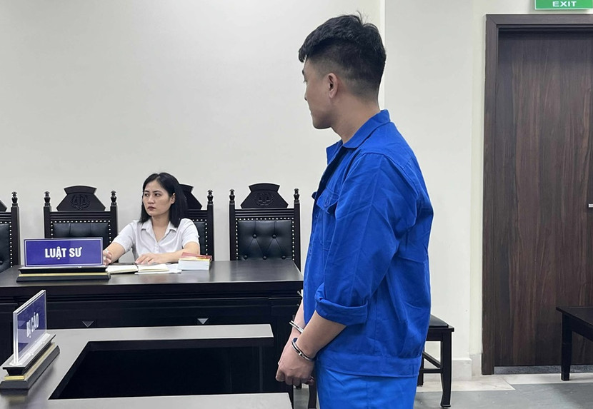 Bị cáo Lê Trường Thọ bị đưa ra xét xử tại phiên tòa. Bị cáo Lê Trường Thọ bị đưa ra xét xử tại phiên tòa.