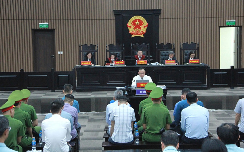 Phiên tòa xét xử vụ án Thuận An do Thẩm phán Vũ Quang Huy làm chủ tọa.