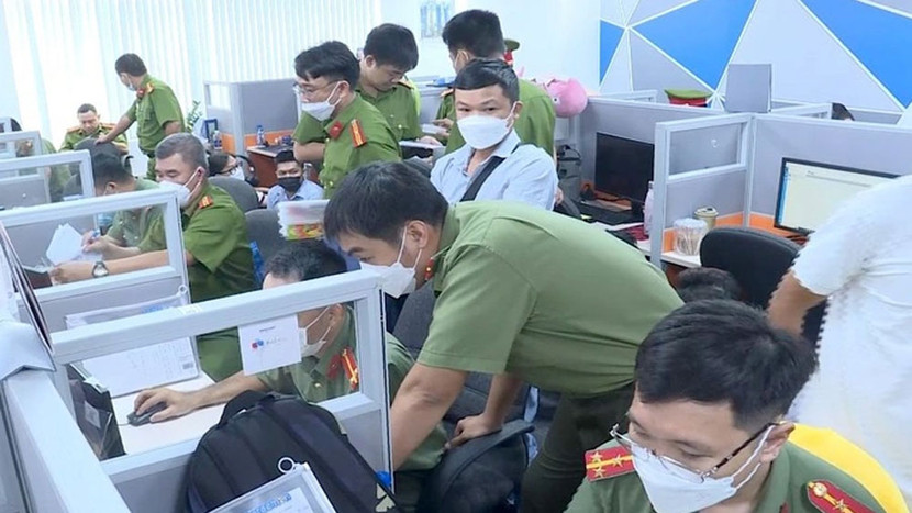 Lực lượng chức năng triệt phá một đường dây đòi nợ kiểu "khủng bố"