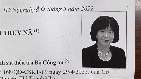Bị cáo Nguyễn Thị Thanh Nhàn vẫn đang bị truy nã