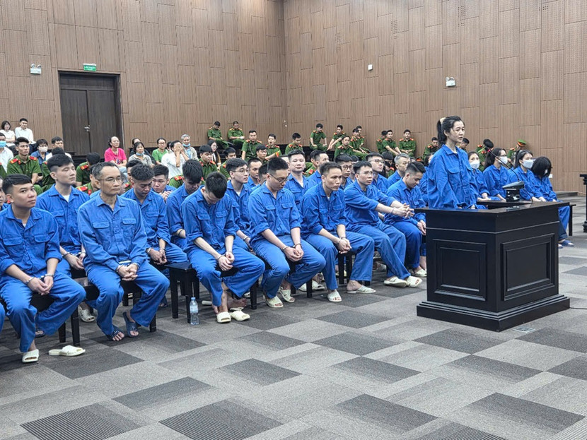 Ổ nhóm tội phạm này quy tụ hàng chục đối tượng và nhiều bị cáo là nữ giới