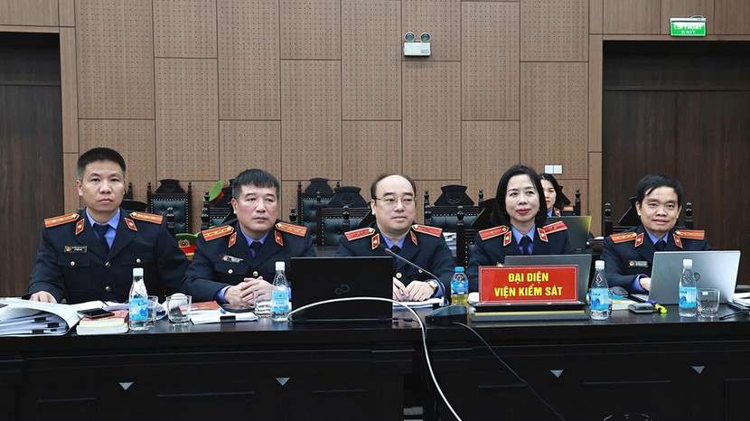 Các Kiểm sát viên thực hành quyền công tố tại phiên tòa xét xử vụ án Sài Gòn Đại Ninh. Các Kiểm sát viên thực hành quyền công tố tại phiên tòa xét xử vụ án Sài Gòn Đại Ninh.