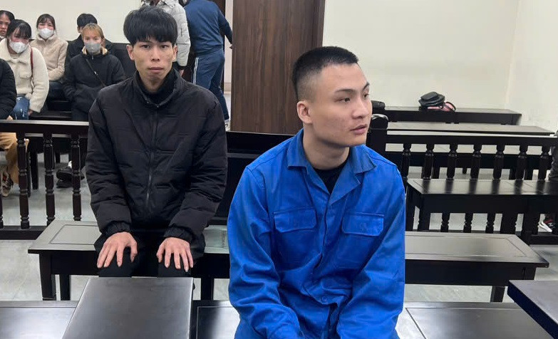 Hà Anh Quân và bị cáo liên quan tại phiên tòa