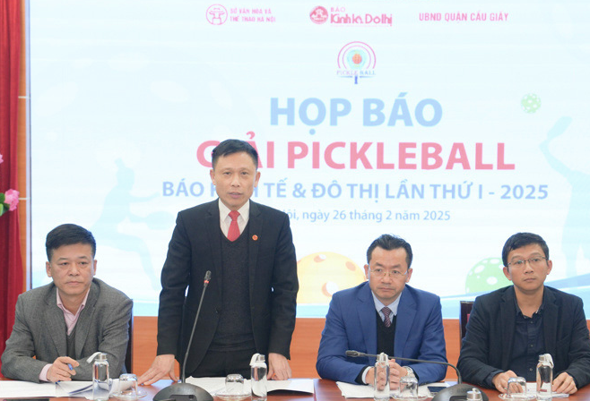 Ban tổ chức công bố giải Pickleball Báo Kinh tế và Đô thị lần thứ I - 2025 Ban tổ chức công bố giải Pickleball Báo Kinh tế và Đô thị lần thứ I - 2025