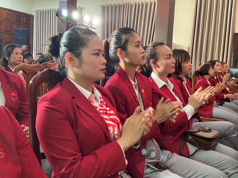 Những cô gái "Vàng" của đoàn Thể thao Hà Nội Những cô gái "Vàng" của đoàn Thể thao Hà Nội