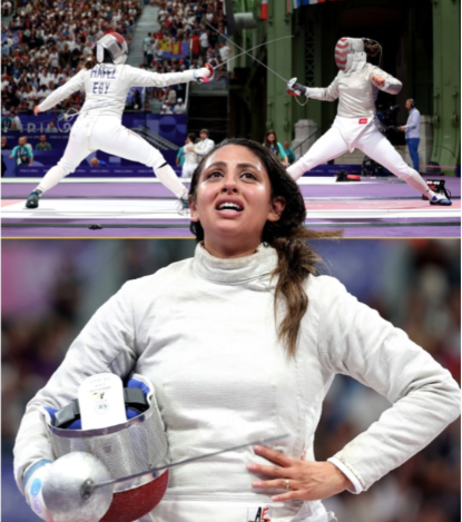 Nada Hafez mang thai 7 tháng và giành kết quả cao nhất trong 3 lần dự Olympic