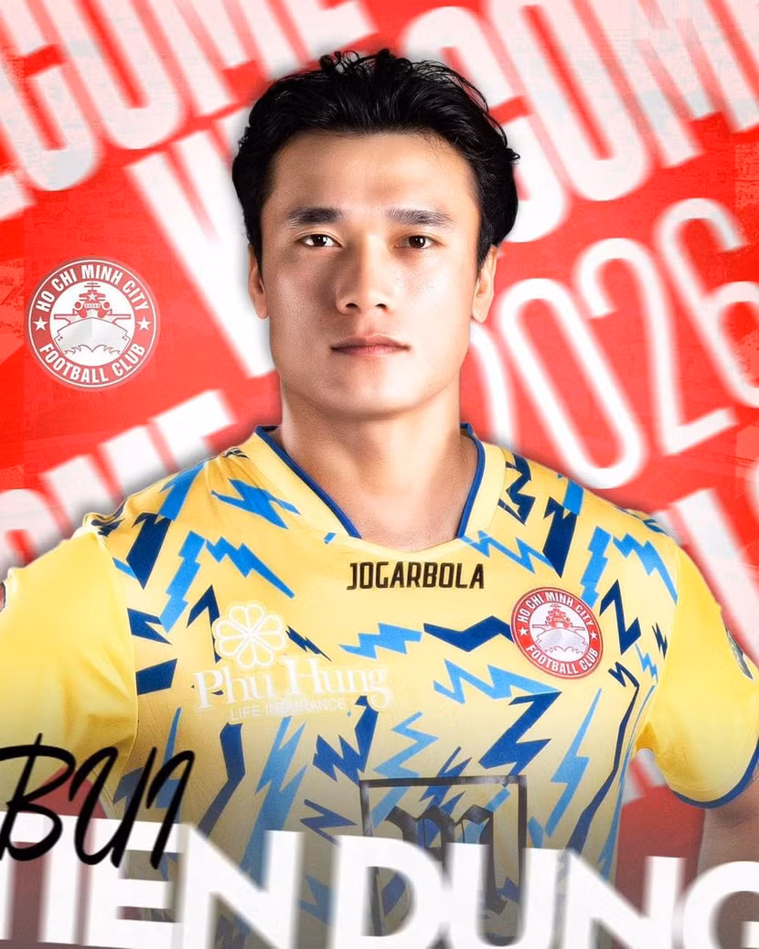 Bùi Tiến Dũng ký hợp đồng 2 năm với CLB TP.HCM