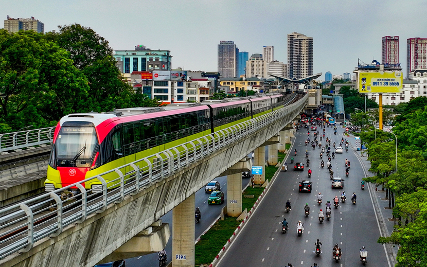 Dự án đường sắt metro Nhổn- Ga Hà Nội đã và đang phát huy hiệu quả về mặt giao thông và môi trường