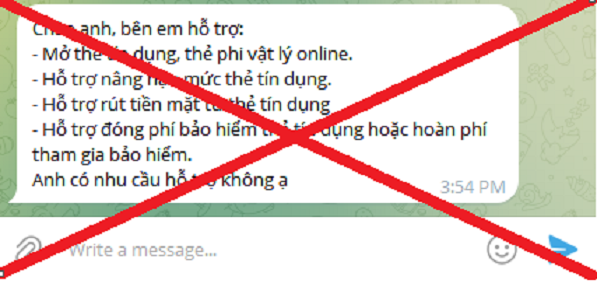 Tin nhắn lừa đảo mới liên quan đến thẻ tín dụng Tin nhắn lừa đảo mới liên quan đến thẻ tín dụng