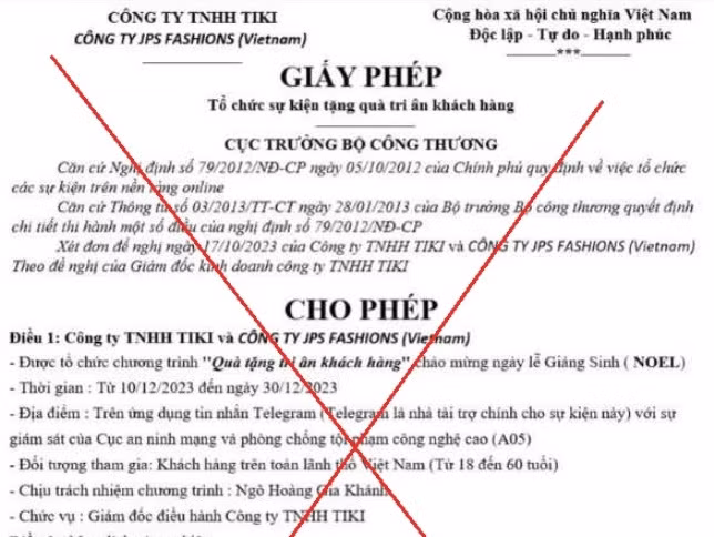 Văn bản giả mạo Bộ Công Thương đang được chia sẻ trên mạng Văn bản giả mạo Bộ Công Thương đang được chia sẻ trên mạng