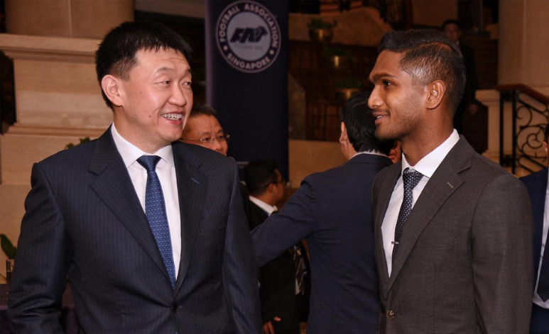 Phó chủ tịch FAS Hariss Harun (phải) trò chuyện cùng Chủ tịch FAS Forrest Li Phó chủ tịch FAS Hariss Harun (phải) trò chuyện cùng Chủ tịch FAS Forrest Li