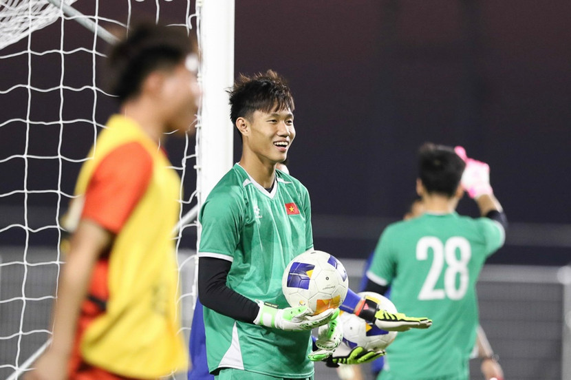 U17 Việt Nam tập sút cầu môn trước trận gặp Nhật Bản ảnh 2 U17 Việt Nam tập sút cầu môn trước trận gặp Nhật Bản ảnh 2
