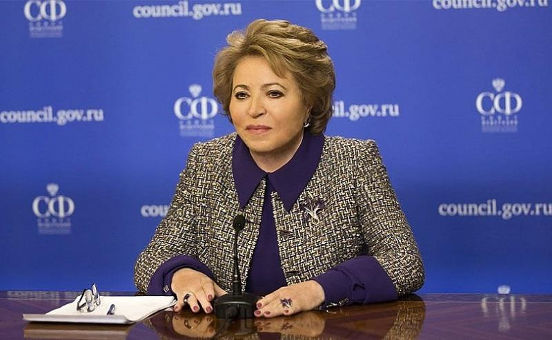 Chủ tịch Hội đồng Liên bang Nga Valentina Matvienko