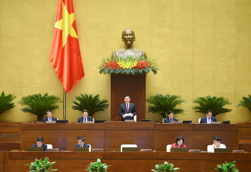 Chủ tịch Quốc hội Vương Đình Huệ phát biểu bế mạc phiên chất vấn và trả lời chất vấn Chủ tịch Quốc hội Vương Đình Huệ phát biểu bế mạc phiên chất vấn và trả lời chất vấn