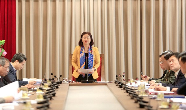 Phó Bí thư Thường trực Thành ủy Nguyễn Thị Tuyến chủ trì hội nghị Phó Bí thư Thường trực Thành ủy Nguyễn Thị Tuyến chủ trì hội nghị