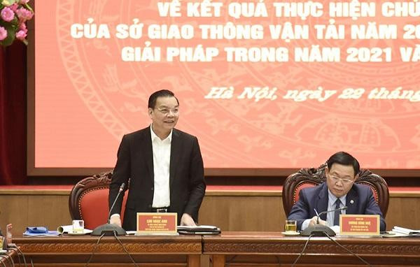 Chủ tịch UBND TP Chu Ngọc Anh phát biểu tại buổi làm việc Chủ tịch UBND TP Chu Ngọc Anh phát biểu tại buổi làm việc