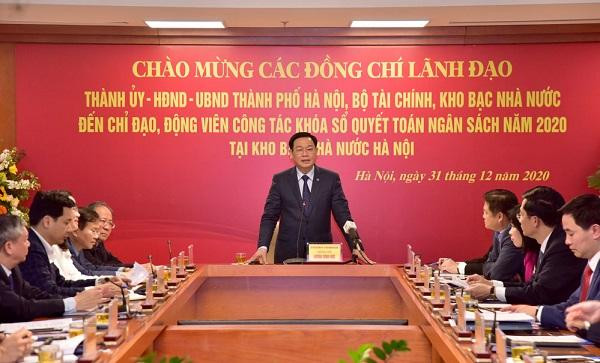 Bí thư Thành ủy Vương Đình Huệ phát biểu tại buổi làm việc Bí thư Thành ủy Vương Đình Huệ phát biểu tại buổi làm việc