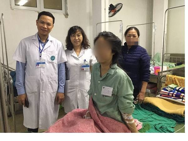 Bệnh nhân hồi phục tốt sau ca phẫu thuật cắt bỏ khối u "khủng"