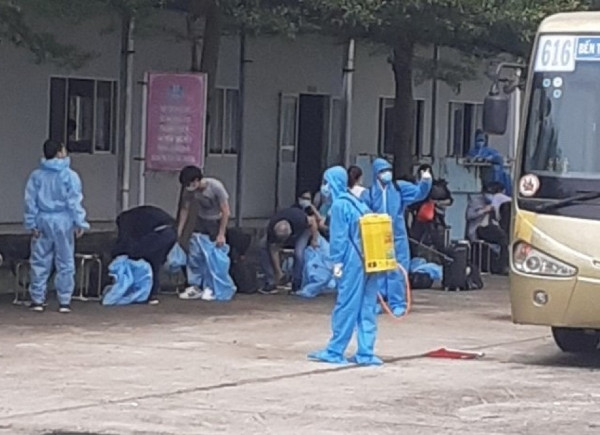 Lực lượng y tế khẩn trương xử lý dịch tại các khu vực BN1347 đến (Ảnh minh họa)